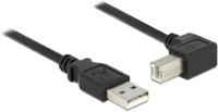Delock USB-kabel USB 2.0 USB-A stekker, USB-B stekker 0.50 m Zwart 84809 - thumbnail