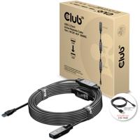 club3D CAC-1406 USB-kabel USB 3.2 Gen1 RJ45 15.00 m Zwart - thumbnail
