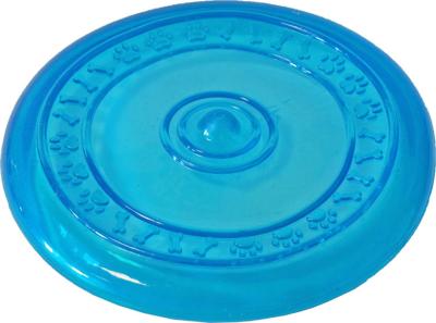 Hondenspeelgoed frisbee 23 cm drijvend blauw Speelplezier-hond Gebr. de Boon - Gebr de boon
