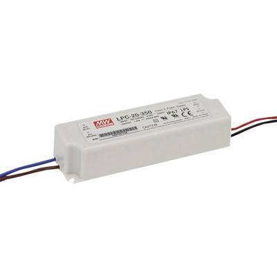 MEAN WELL LPC-20-700 LED-driver Constante stroomsterkte 21 W 0.7 A 9 - 30 V/DC Niet dimbaar, Overbelastingsbescherming 1 stuk(s)