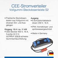 AS Schwabe S2 60854 Bouwstroomverdeler 400 V 16 A - thumbnail