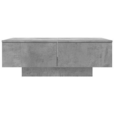 Salontafel 90x60x31 cm spaanplaat betongrijs