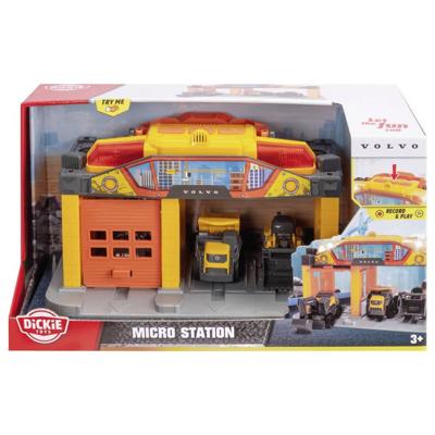 Dickie Toys Volvo Micro Construction Station Kant-en-klaar model Garage voor bouwvoertuigen (model)