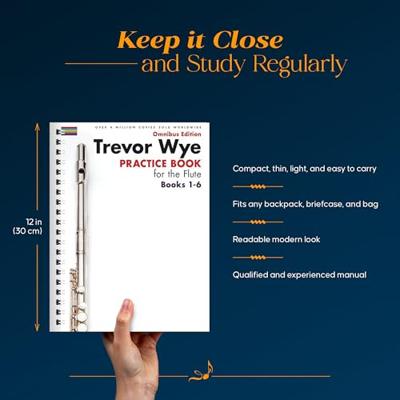 Novello & Co Ltd. Trevor Wye Practice Book for the Flute Books 1-6 Omnibus Edition Books 1-6 - thumbnail