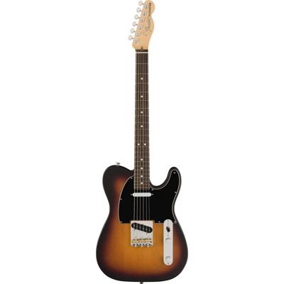 Fender American Performer Timber Telecaster 2-Color Sunburst elektrische gitaar met deluxe gigbag