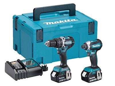 Makita DLX2180TJ Accu combiset 2-delig (DHP484 + DTD153) 18V 5.0Ah in Mbox