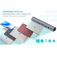 i-tec Metal Cooling Pad for notebooks (up-to 15.6”) with USB-C Docking Station (Power Delivery 100 W) - thumbnail