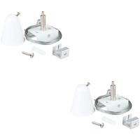 3-fase Spanningsrail Ophangset 2-pack - 1 Meter Wit - thumbnail