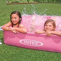 Intex 57172NP Wet Set Collection Mini Frame Pool 122x122 cm Roze - thumbnail
