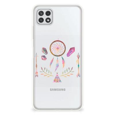 Samsung Galaxy A22 5G Telefoonhoesje met Naam Boho Dreamcatcher