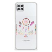 Samsung Galaxy A22 5G Telefoonhoesje met Naam Boho Dreamcatcher - thumbnail