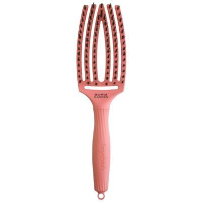 Olivia Garden Fingerbrush Care Iconic Boar&Nylon Radiant Peach Olivia Garden Fingerbrush Care Iconic Boar&Nylon Radiant Peach