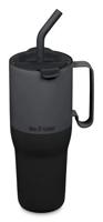 Klean Kanteen Rise 1065ml/36oz + Flip-straw Deksel Thermosfles Asphalt 1065ml - thumbnail