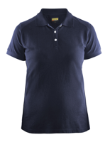 Blåkläder Dames poloshirt piqué 33901050 | Marineblauw | Maat XXL - 7330509479339 - thumbnail