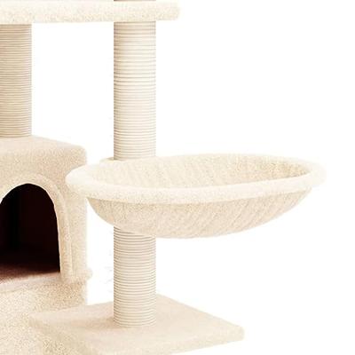 VidaXL Kattenmeubel met sisal krabpalen 175 cm crèmekleurig