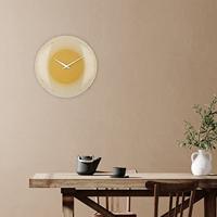 Grote wandklok 50 cm bolle glazen lens - geruisloos - glas - "Deep 50" - thumbnail