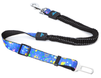 Nobleza Hondengordel met handvat - Elastisch - Blauw - Lengte 90 cm - thumbnail