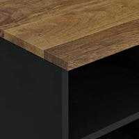 Tv-meubel 100x33x46 cm massief mangohout en bewerkt hout - thumbnail