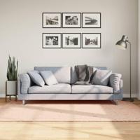 VidaXL Vloerkleed huarte laagpolig zacht wasbaar 140x200 cm roze - thumbnail