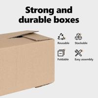 VidaXL Vouwdoos met opslag 50 pcs naturel 24 x 13 x 13 cm karton - thumbnail