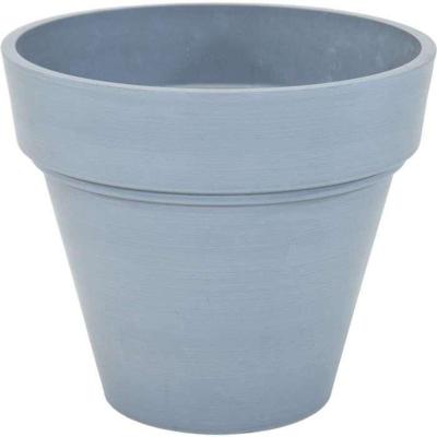Pot - MEGA COLLECTIONS - Ecostone Plantenbak - Ø 55 cm - H 51 cm - Grijs