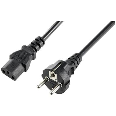 Sygonix SY-5243880 Apparaat (koud) Aansluitkabel Zwart 2.50 m Spiraalkabel