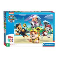 Clementoni Supercolor Puzzel Paw Patrol 104 Stukjes - thumbnail