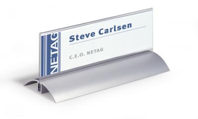 Tafelnaambord durable presenter 61x210mm