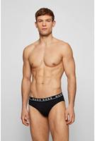 Hugo Boss 3-pack Brief / Slip Cotton Stretch Wit, Zwart, Grijs - thumbnail