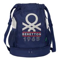 Kinderrugzak Benetton Varsity Grijs Marineblauw 35 x 40 x 1 cm - thumbnail