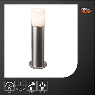 SLV Staande tuinlampRox 60cm metaalgrijs - 1001489