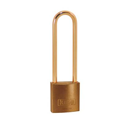 Kasp K12030L70BD Hangslot 30 mm Goud-geel Sleutelslot
