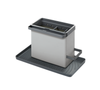 Metaltex Kitchen Helpers Tidy Tex Gootsteen Organiser 24x13x14 cm Grijs - thumbnail