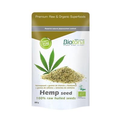 Biotona Hemp raw hulled seeds bio 300 Gram Biotona Hemp raw hulled seeds bio 300 Gram