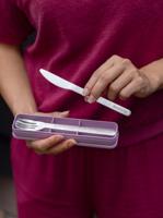 Brabantia Make & Take Bestekset 3-delig Lilac pink - thumbnail