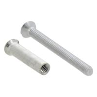 Patentbout vernikkeld - m4 x 38 mm - 20 stuks - thumbnail