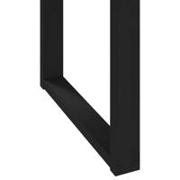 Eettafel NOAIN U-vormige poten 180x90x75 cm massief grenenhout - thumbnail