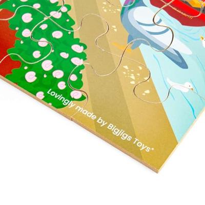 Bigjigs houten londen stad vloerpuzzel, 48st. Bigjigs houten londen stad vloerpuzzel, 48st.