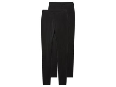 esmara Set van 2 dames zwangerschapsleggings (Zwart, L (44/46))