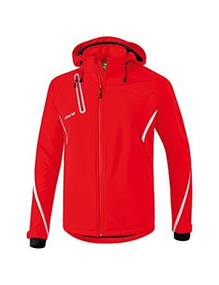 SALE! Erima 9060709K Functioneel Kinder Softshell Jack - Rood/Wit - Maat 164