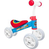 Loopfietsendrager met 4 wielen - PAW PATROL - PAT PATROUILLE - Mijn eerste Baby Walker loopfiets - Blauw en Rood - thumbnail