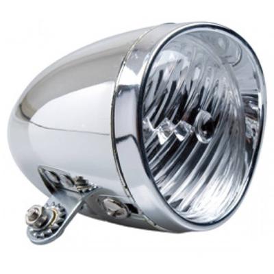 Rema Tip Top Nederland B.V. Simson 020752 koplamp classic smoked chrome incl. batterijen Rema Tip Top Nederland B.V. Simson 020752 koplamp classic smoked chrome incl. batterijen
