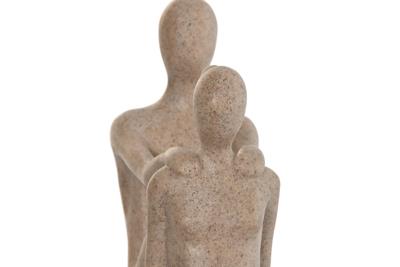 Decoratieve figuren Home ESPRIT Beige Yoga 29,5 x 8 x 28 cm