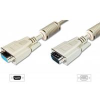 ASSMANN VGA Monitor verlengkabel, HD15 stekker naar HD15 bus, 15 meter, beige - thumbnail