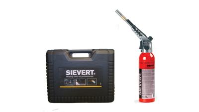 Sievert Metaljetset in koffer, cycloonbr. 2x prop. - 215583 215583