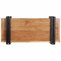 Wandschap 70x33x35 cm massief acaciahout - thumbnail