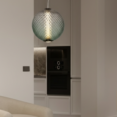 Lyora HanglampAora bol groen glas - 9191246