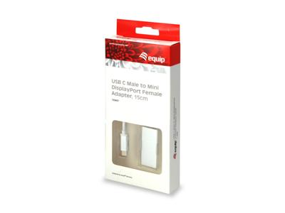 Equip 133457 usb type c male to mini displayport female adapter, 15cm
