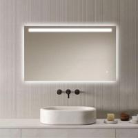 Loxa - Rechthoekige Badkamerspiegel Ambi Led 100x60cm - Dimbaar - 3 Led standen - Condensvrij vlak - Duurzame kwalieit - Eenvoudige installatie - thumbnail