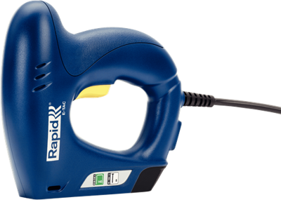 Rapid elektrische tacker e-tac | incl. 300 nieten 140/8 + 300 nieten 140/12 + 300 brads 8/15 - 5000576